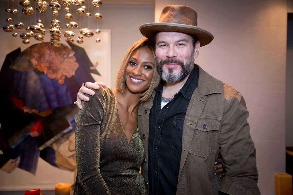 Tim Okamura and Lauren Maillian